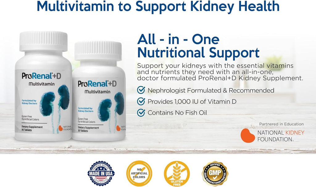ProRenal+D Kidney Multivitamins 90-Day Supply P4526