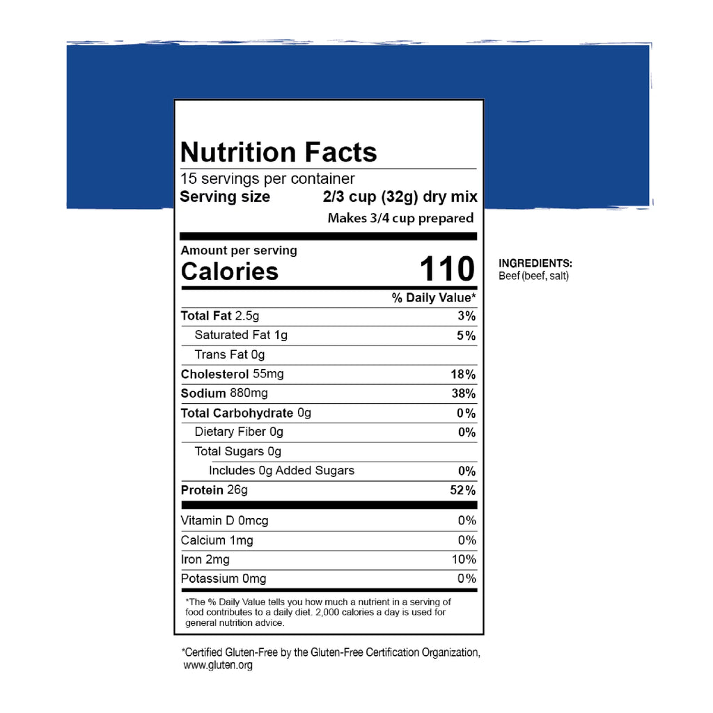 Mountain House Diced Beef Freeze Dried Emergency Food, #10 Can K91536