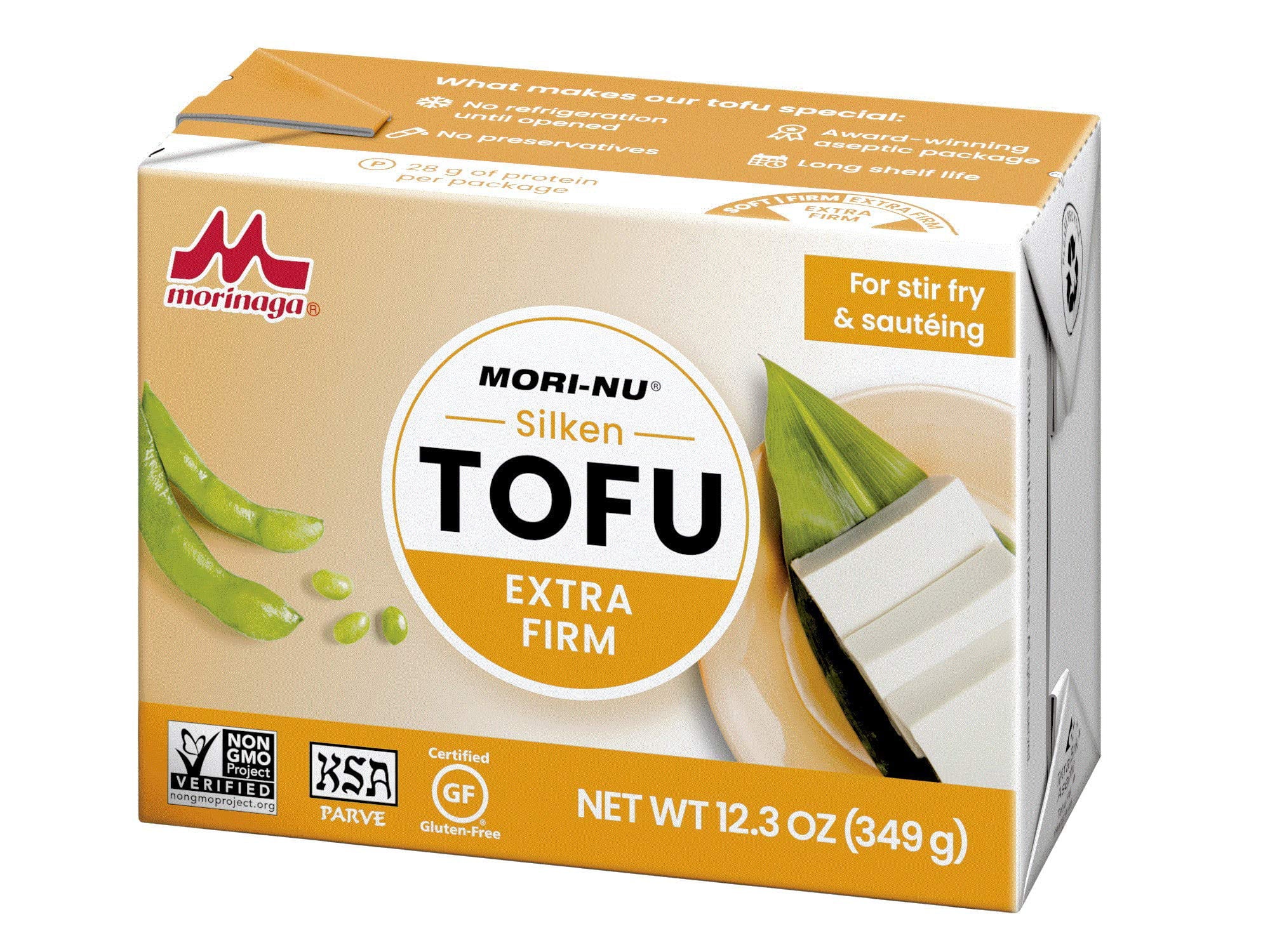 Mori-Nu Silken Tofu Extra Firm, 12.3 oz x 12 Packs A843