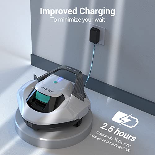AIPER Cordless Robotic Pool Cleaner for Above-Ground & In-Ground Flat Pools V381602