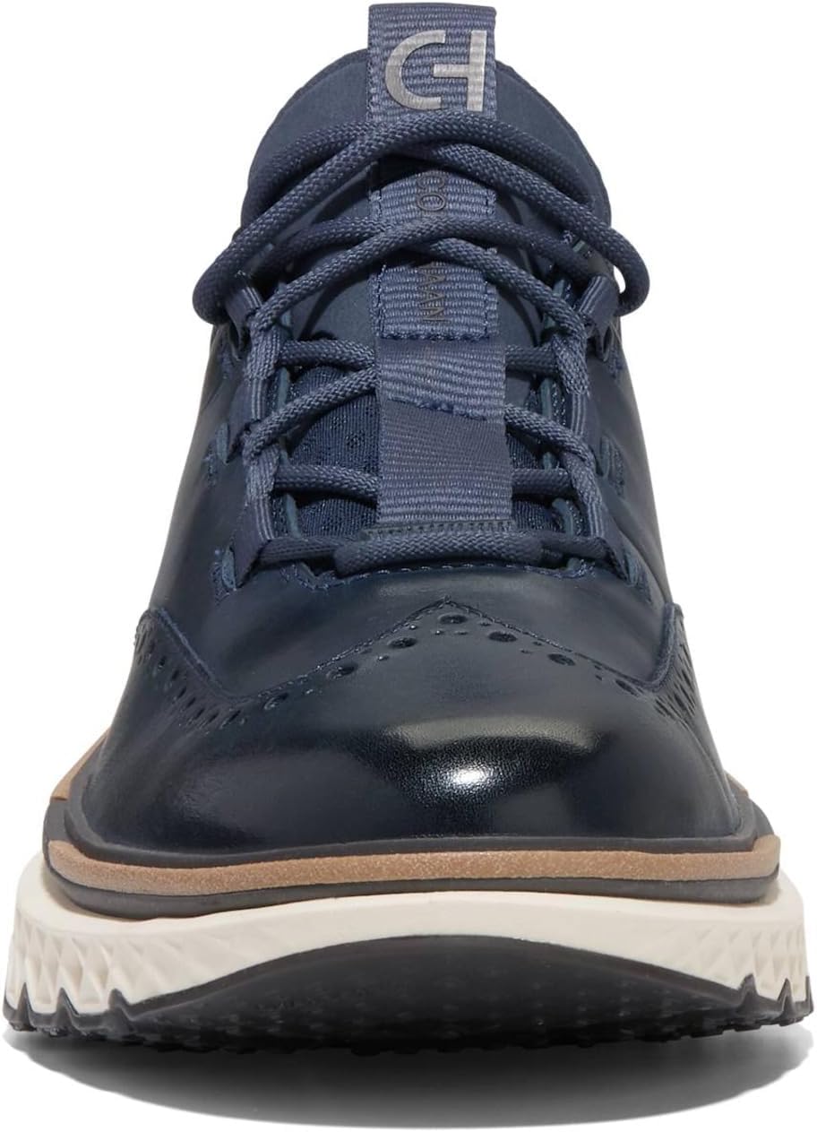 Cole Haan Men's 5.Zerogrand Wingtip Oxford, Navy Blazer/Ivory, 9 F71476