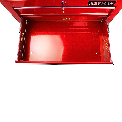 5-Drawer Rolling Tool Cart with Wheels, Black V51953