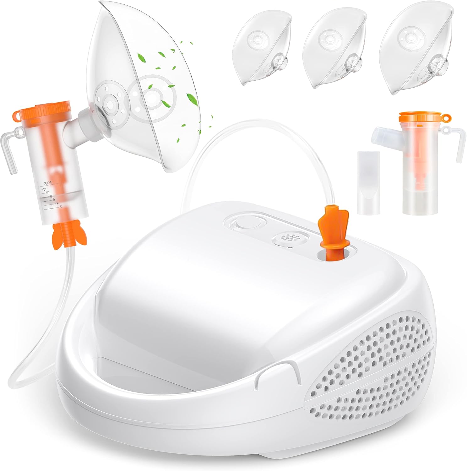 Nebulizer Machine - Nebulizer Machine for Adults & Kids for Breathing Problems with 3 Masks and 1 Mouthpiece, Adjustable Amount Desktop Portable Nebulizer for Home Use