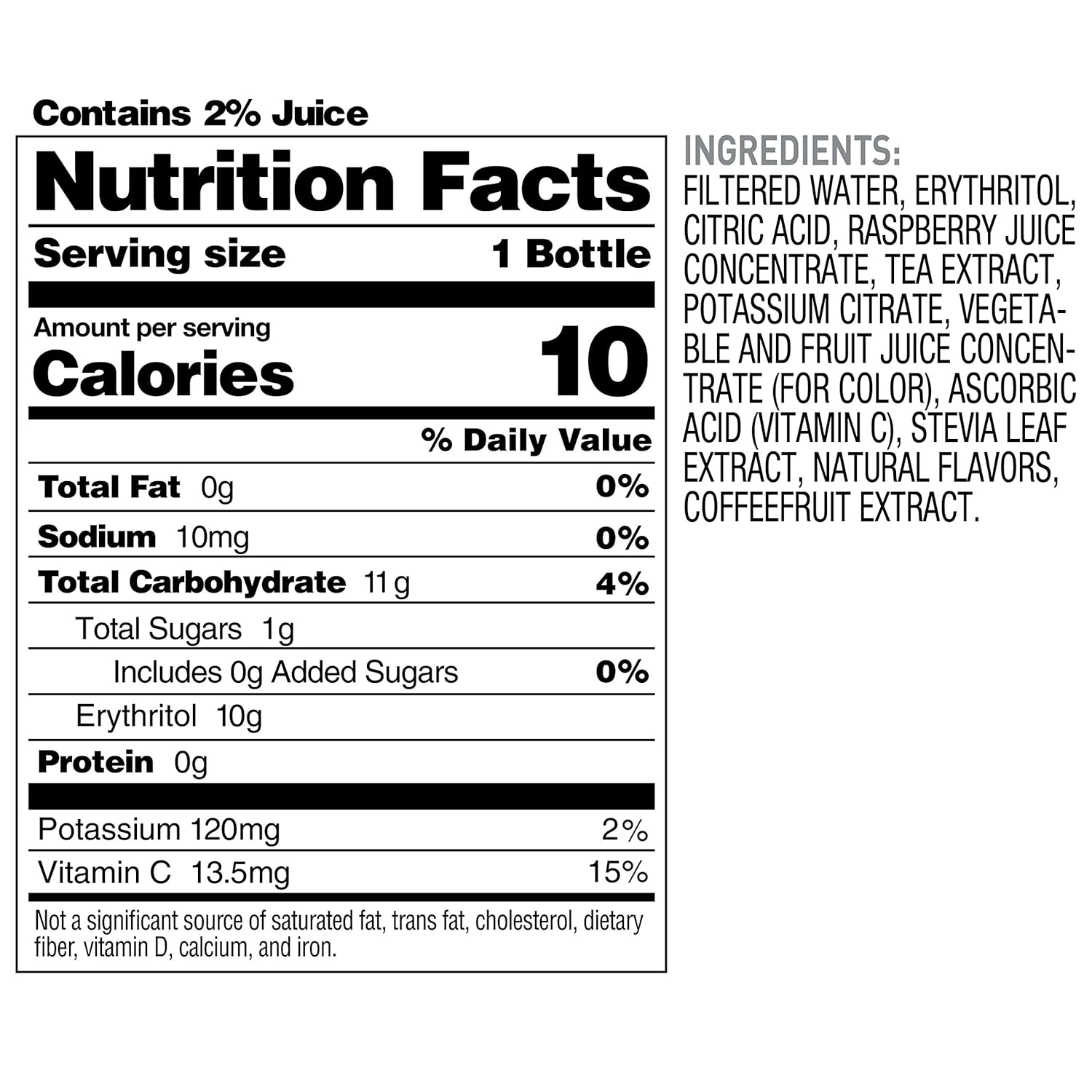 Bai Boost Buka Black Raspberry Antioxidant Beverage, 18 fl oz, 6-Pack M1941