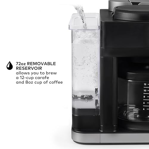 K-Duo Hot & Iced Single Serve & Carafe Coffee Maker, 72oz Reservoir C805620