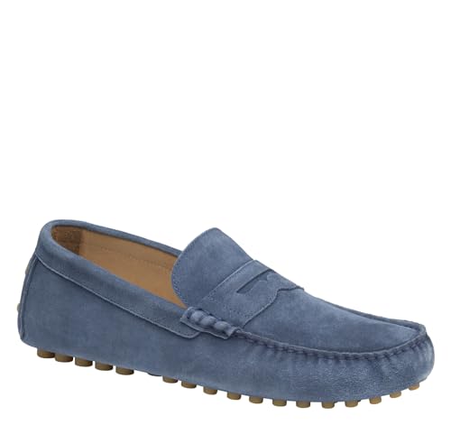 Johnston & Murphy Athens Penny Loafer Men’s Shoe – Suede Shoes for Men, Men’s Driver Shoes, Slip-On Moccasins for Men