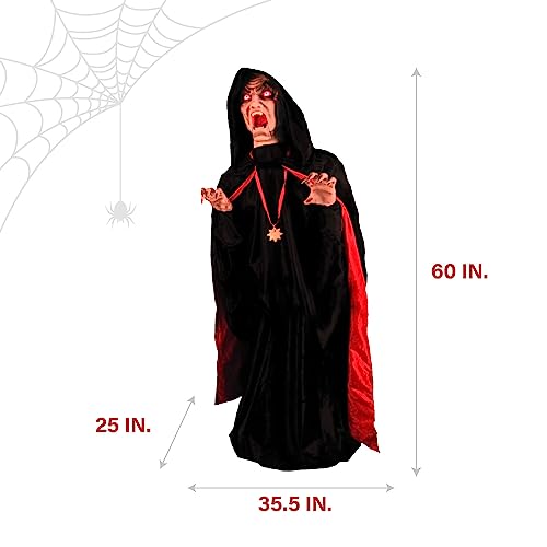 Haunted Hill Farm 5.9 ft Animatronic Lurching Woman by Tekky S393