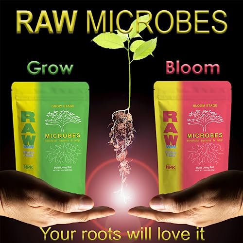 RAW Microbes Bloom 25lb - Microbial Inoculant for Flowering Plants H4853