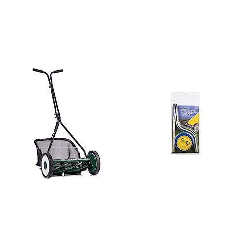American Lawn Mower Company 1415-16 16-Inch 5-Blade Push Reel Lawn Mower, 5-Blade, Gray