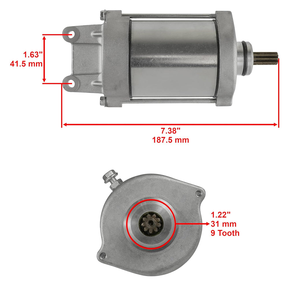 Caltric Starter Compatible with Honda VTR1000F Super Hawk O329