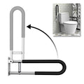Toilet Grab Bar,24 Inch Stainless Steel Handicap Rail for Bathroom Shower Safety,Non-Slip Hand Grips for Disabled, Elderly, Handicapped, and Pregnant Women,Floor to Wall-Mounted Support Bar
