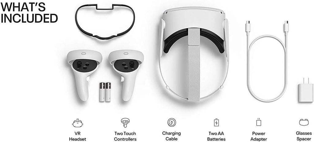 Oculus Quest 2 All-in-One VR Headset 128GB White J349529