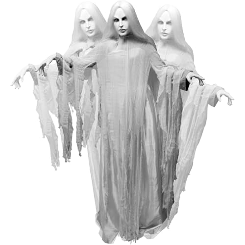 Haunted Hill Farm Soul Sucker Demon Reaper with Child by Tekky, Motion-Activated Halloween Animatronic Q202293