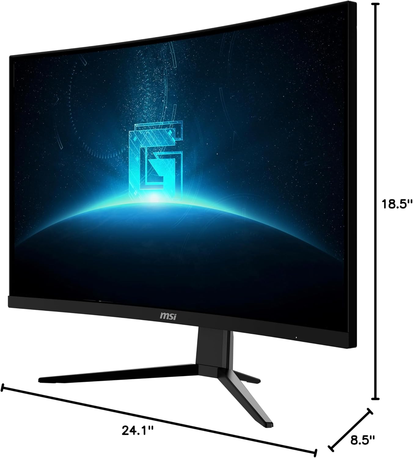 MSI 27" Curved Gaming Monitor G27C3F - Full HD 180Hz 1ms FreeSync B18320