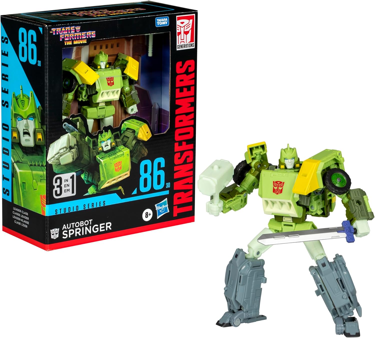 Transformers Studio Series Leader The Movie 86-30 Springer 8.5-inch Action Figure V2904