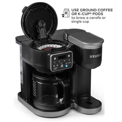 K-Duo Hot & Iced Single Serve & Carafe Coffee Maker, 72oz Reservoir C805620