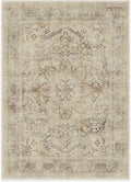 RUGGABLE Sarrah - Machine Washable Rug - Elegant Room Decor and Vintage Area Rug Perfect for Living Room Bedroom Kitchen - Stain & Water Resistant - Pet & Child Friendly - Hazel 5'x7' (Standard Pad)