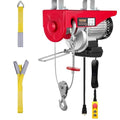 VEVOR Electric Hoist, 2200LBS Electric Winch, Steel Electric Lift, 110V Electric Hoist with Remote Control & Single/Double Slings for Lifting in Factories, Warehouses, Construction Site, Mine Filed