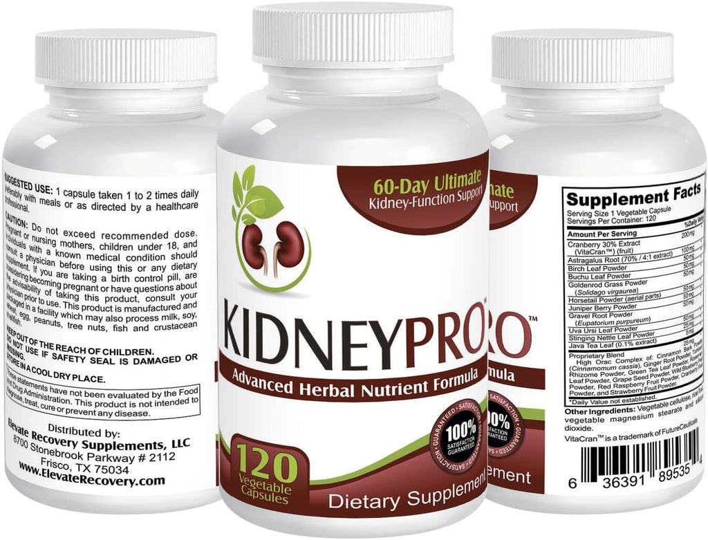 Kidney-Pro 120 Capsules, Kidney Health Supplements H52775
