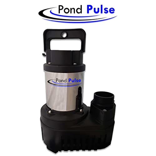 Pond Pulse 6500 GPH Hybrid Drive Submersible Pump with 30' Power Cord U310