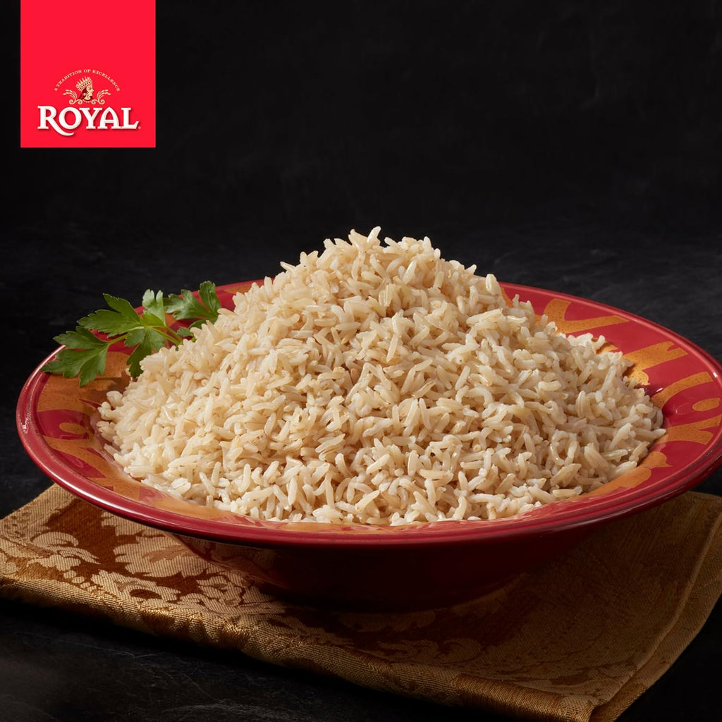 Authentic Royal Basmati Brown Rice Whole Grain, 10 Pounds I122846