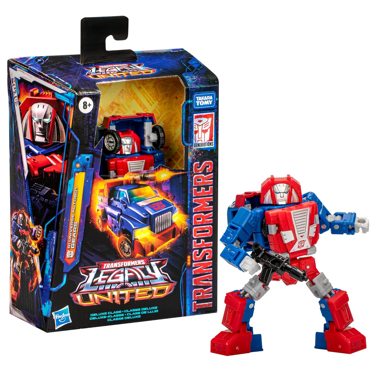 Transformers Legacy United Deluxe Class G1 Universe Autobot Gears 5.5-inch Action Figure M63732
