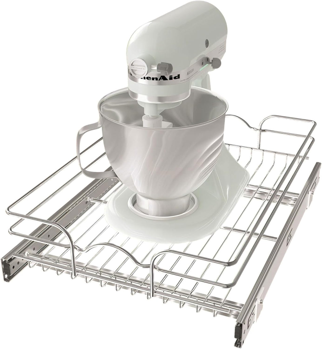 Rev-A-Shelf Wire Pull Out Shelf and Drawer Organizer, 15 x 22 In, 2 Pack C4364