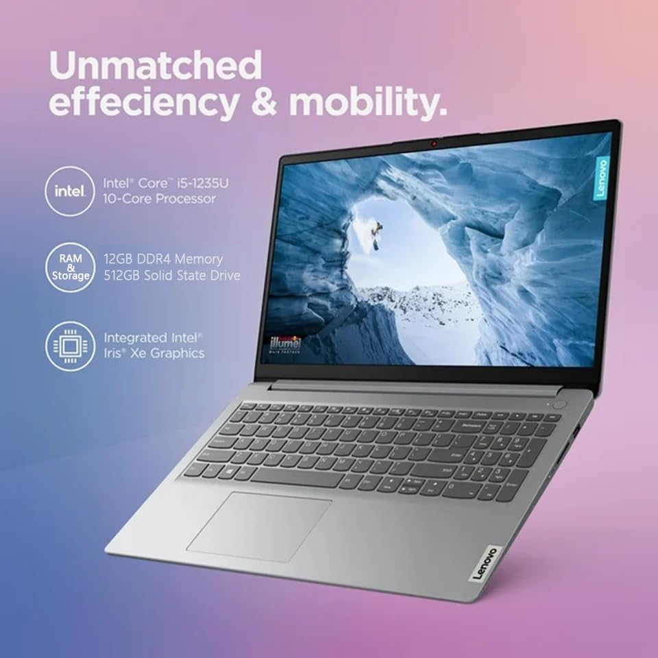 Lenovo IdeaPad 1i 15.6" Laptop, Intel Core i5, 16GB RAM, 1TB SSD, Windows 11 G26487