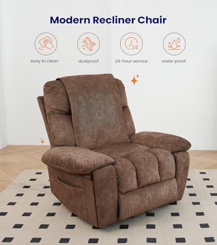 Power Lift Recliner Chair for Elderly with Massage and Cup Holders, Grey O20756