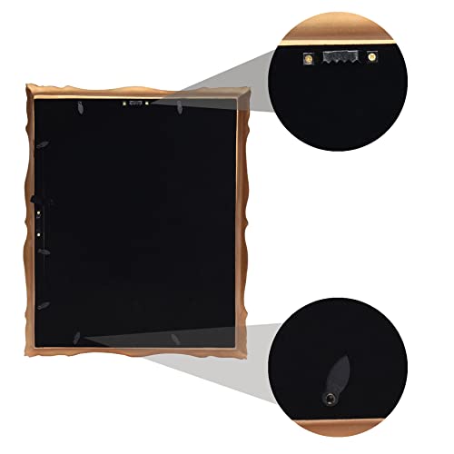 Vintage 11x14 Picture Frame with Embossed Flower Design, Black Ornate, 8x10 with White Mat I94883