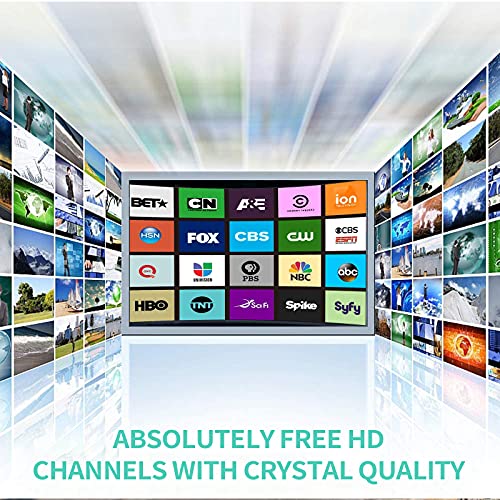 2024 Upgraded TV Antenna, 1000 Miles Long Range HDTV Antenna for Local Channels, Indoor/Outdoor with Signal Amplifier J38393