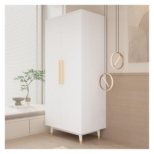 Armoire Wardrobe Closet 4-Door Storage Cabinet with 2 Drawers Y4153