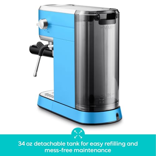 CASABREWS CM5418 Espresso Machine 20 Bar, Compact Espresso Maker with Milk Frother, Stainless Steel, Silver K680
