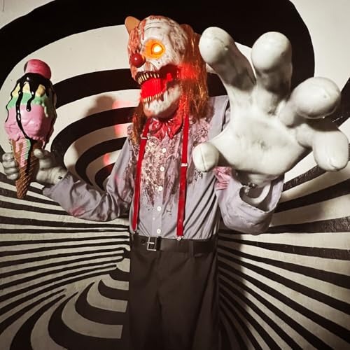 Haunted Hill Farm Soul Sucker Demon Reaper with Child by Tekky, Motion-Activated Halloween Animatronic Q202293