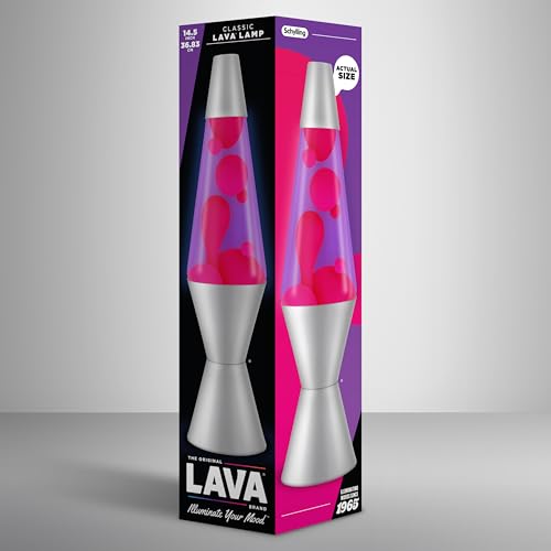 Lava Lamp 14.5" Purple/Pink, Aluminium Q8850