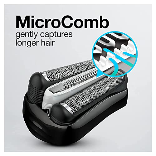 Braun Electric Series 3 Razor with Precision Trimmer, Wet & Dry, Blue/Black V4715