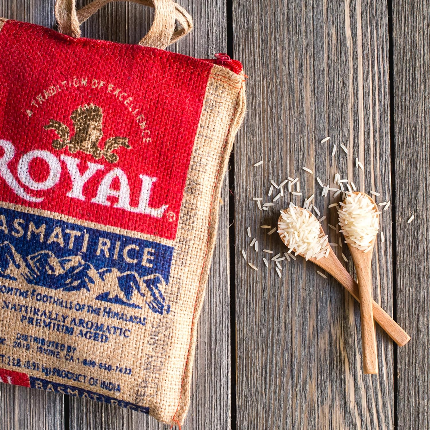 Royal Basmati White Rice, 15 lbs (Pack of 2) A7490