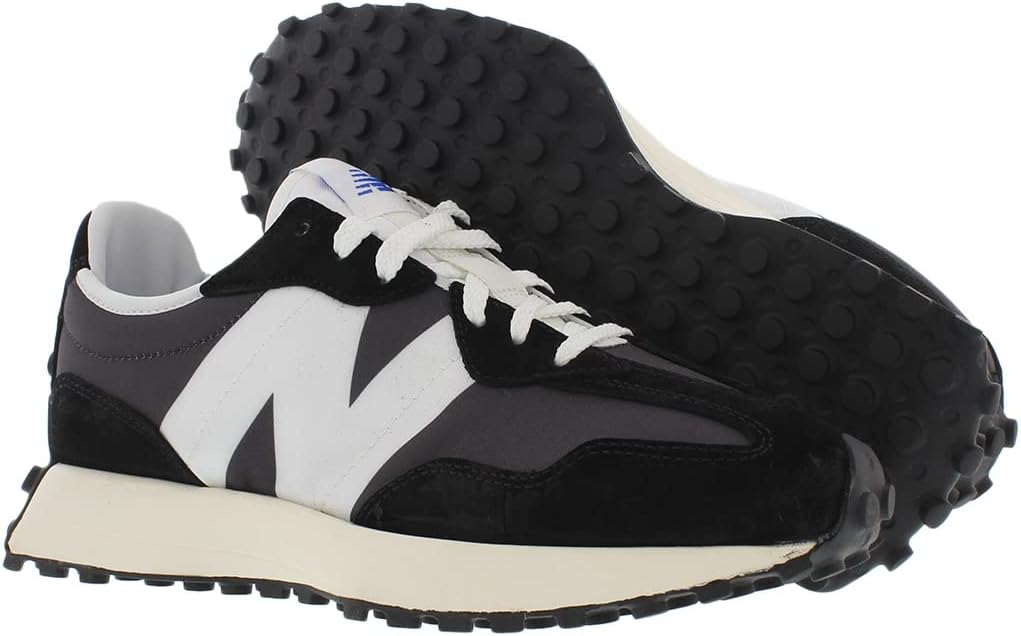 New Balance 327 Men's Shoes Black/White Size 10 G698