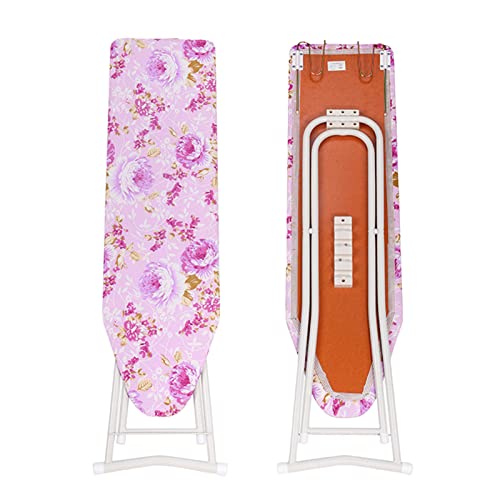 Full Size Ironing Board with Iron Rest, Height Adjustable, Folding Legs (White) V655034