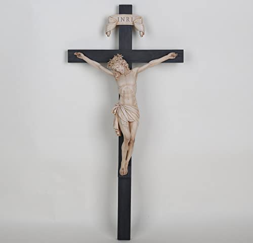 BC Catholic Crucifix Wall Cross 24" H Jesus Christ Indoor Home Decor Q2061