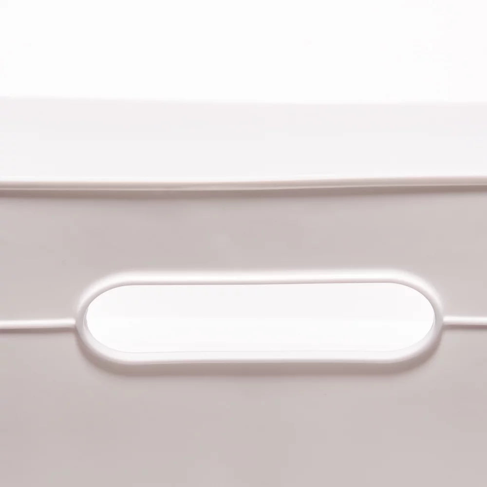 Mainstays Flexible Plastic Closet Bin, White, 4 Pack Z464192