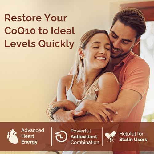 Ubiquinol CoQ10 600 MG Softgels with Omega-3, Shilajit & PQQ, 60 Servings H1468