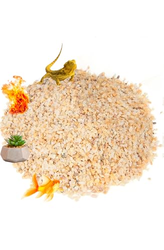 Coarse Silica Sand - 10LB - Gravel for plants - Horticultural Sand - Potting Sand Bonsai Cactus & Garden Sand Grit - Terrarium and Plant Sand Soil - Gardening Landscape Sharp Rocks Succulent Stones