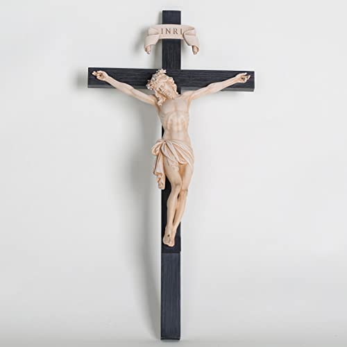 BC Catholic Crucifix Wall Cross 24" H Jesus Christ Indoor Home Decor Q2061