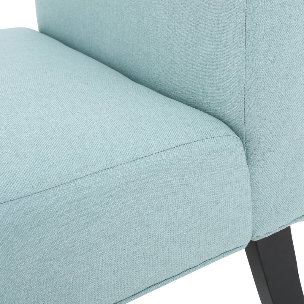 GDF Studio Abner Slipper Accent Chair, Gray Fabric I91564