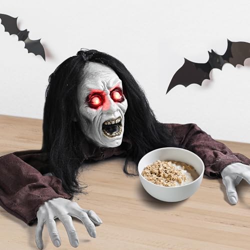 AW Halloween Prop Zombie Groundbreaker with Sound & LED Eyes Z407