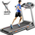 ANCHEER Treadmill, 3.0 HP Treadmill with Incline for Home, 300LBS Capacity Electric Treadmill with APP Control, Preset Program, Armrest Button Heart Rate, Running Machine for Home/Gym Workout