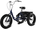 GIZMAC Adult Tricycle, 7 Speed Tricycle for Adults, 20" 3 Wheel Bikes for Adults with Basket, Adult Tricycles for Women Seniors Men, Three Wheel Tricycle for Dogs Beach, Cargo Trike Tricycle