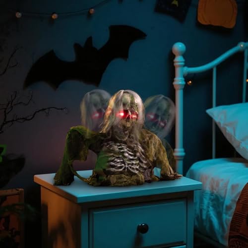Animatronic Zombie Groundbreaker Halloween Decoration with Light and Sound J101875