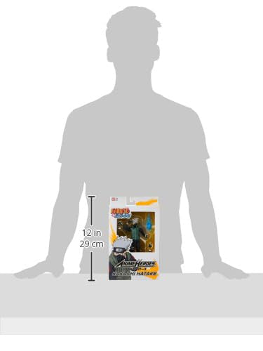 BANDAI Anime Heroes Naruto Action Figure Hatake Kakashi 17cm with Accessories S650136